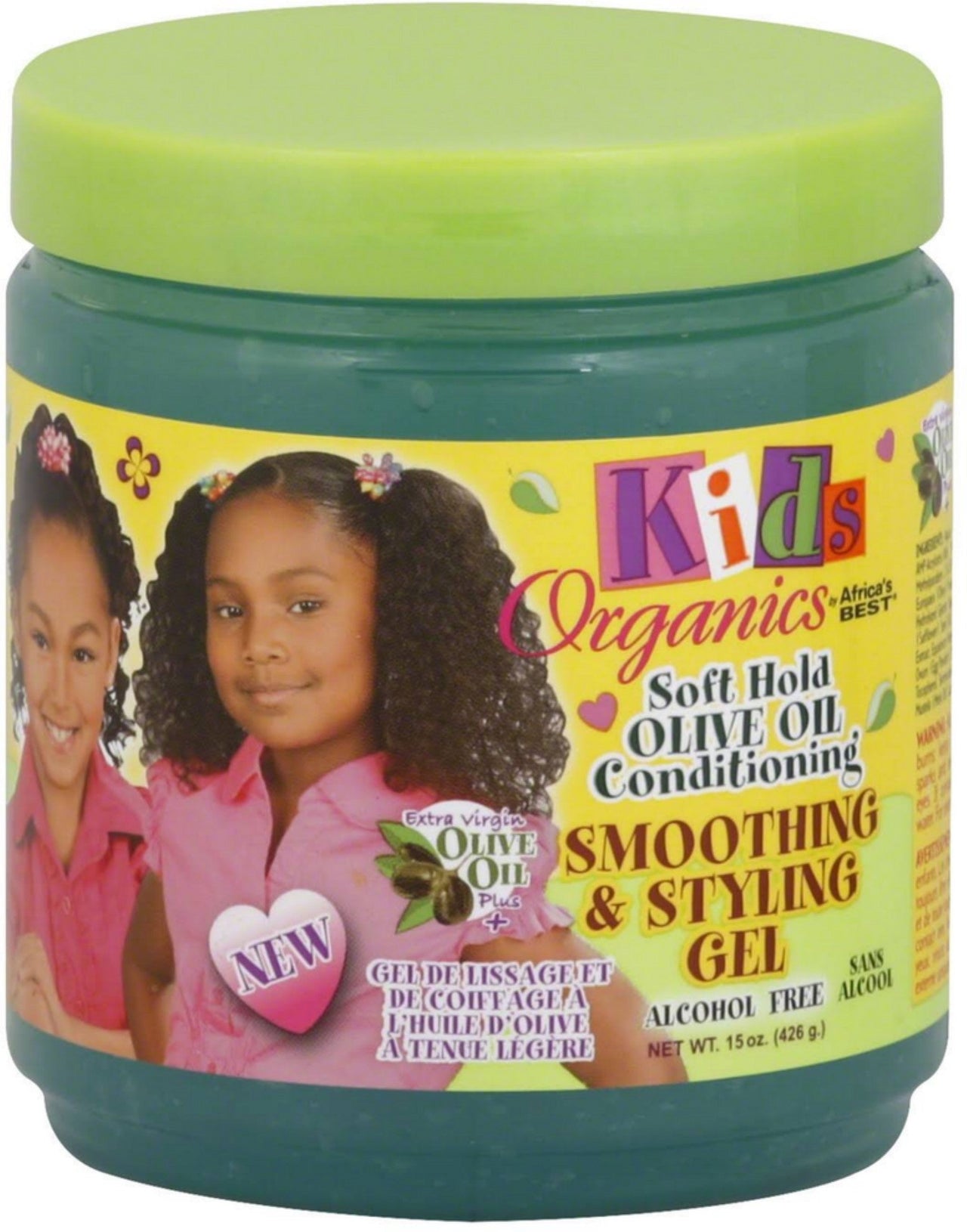 Kids Organics by Africa's Best Olive Oil Smoothing & Styling Gel – 15 oz - Elevate Styles