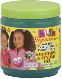 Thumbnail for Kids Organics by Africa's Best Olive Oil Smoothing & Styling Gel – 15 oz - Elevate Styles