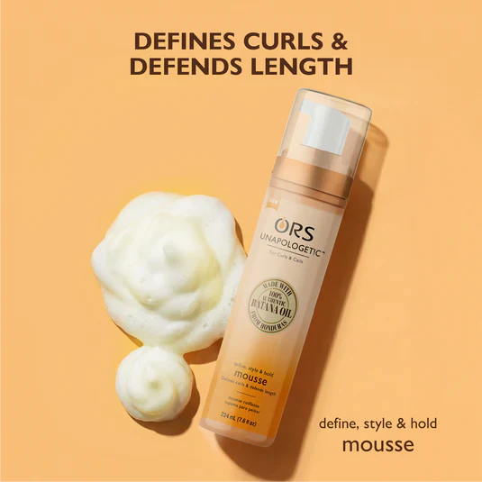 ORS Unapologetic Mousse For Curls & Coils 224 mL / 7.6 Fl. Oz.