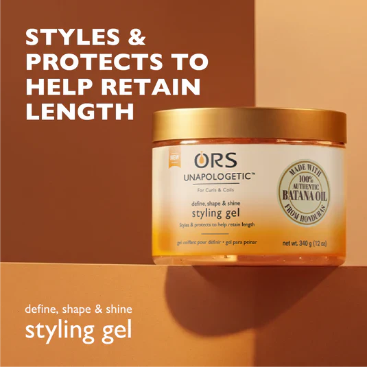 ORS Unapologetic Styling Gel For Curls & Coils Net Wt. 340 g / 12 Oz.
