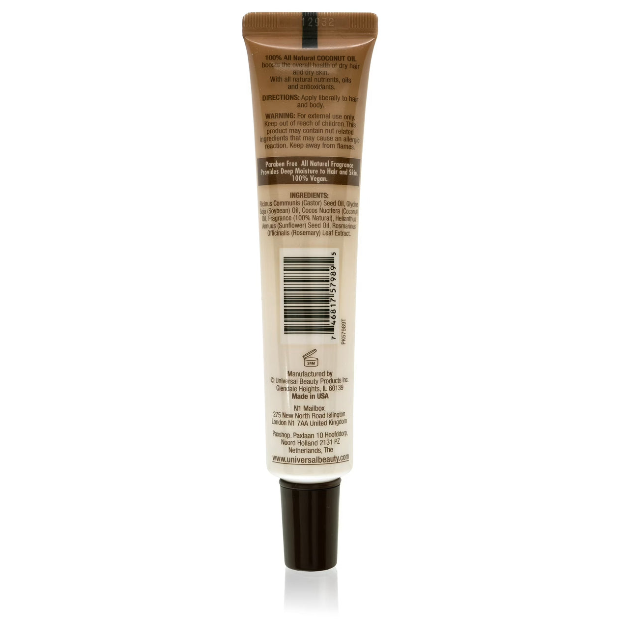 Via Natural 100% Natural Coconut Oil - 1.5 fl oz (45 mL)