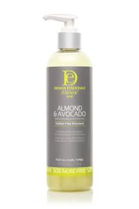 Thumbnail for Design Essentials Almond & Avocado Moisturizing & Detangling Sulfate-Free Shampoo 12 oz
