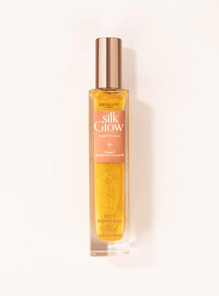 Absolute New York Silk Glow Body Shimmer Oil Mist Majestic Gold 3.4 oz SBGS12 - Elevate Styles