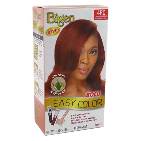 Bigen Easy Color - 4RC Cinnamon Spice Bold Permanent Hair Dye with Aloe & Olive Oil - Elevate Styles