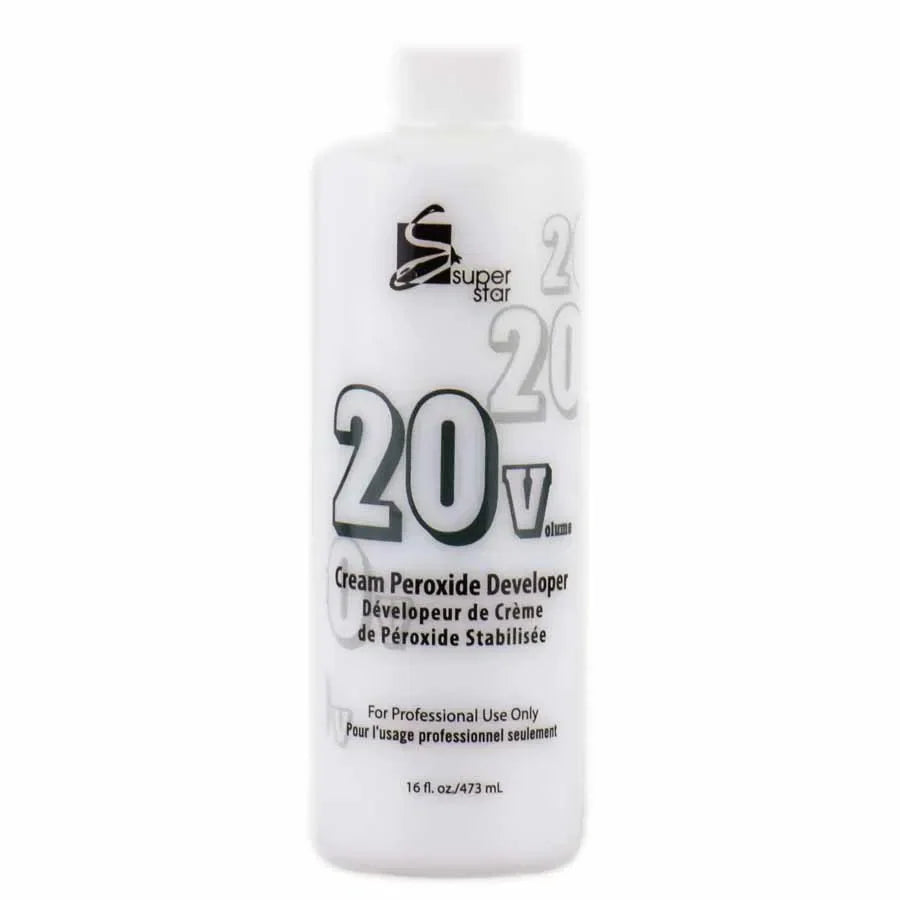 Super Star 20 Volume Cream Peroxide Developer 16 fl. oz. - Elevate Styles
