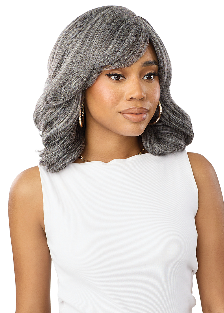 Outre Wigpop Gray Glow Synthetic Full Wig Glow 5 QPOPGLO5