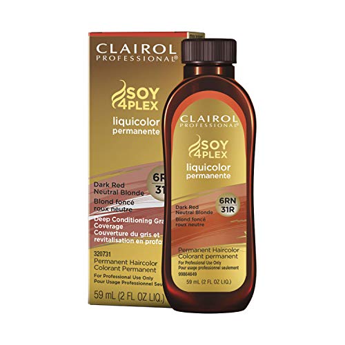 Clairol Professional Soy 4Plex Liquicolor Permanente – 6RN Dark Red Neutral Blonde – 2 oz - Elevate Styles