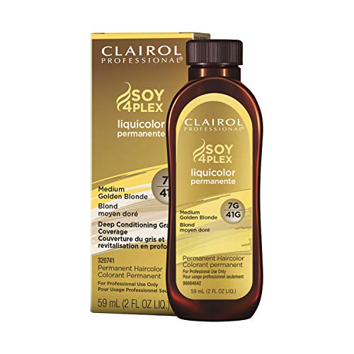 Clairol Professional Soy 4Plex Liquicolor Permanente – 7G Medium Golden Blonde – 2 oz - Elevate Styles