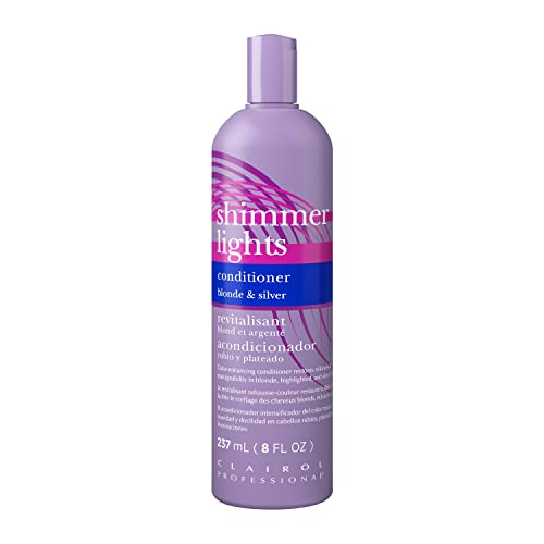 Clairol Professional Shimmer Lights Conditioner – Blonde & Silver – 8 oz - Elevate Styles