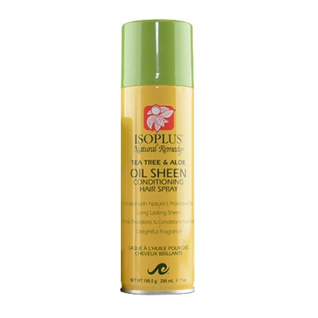 Isoplus Tea Tree & Aloe Oil Sheen Conditioning Hair Spray – 7 oz - Elevate Styles