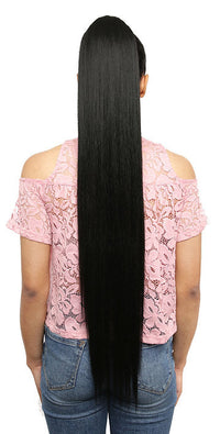 Thumbnail for Amy Aviance Rose Mallow Drawstring Ponytail Elia