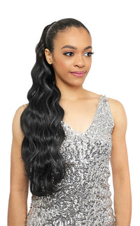 Thumbnail for Amy Aviance Rose Mallow Drawstring Ponytail Lulu