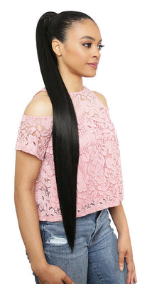 Thumbnail for Amy Aviance Rose Mallow Drawstring Ponytail Elia