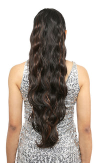 Thumbnail for Amy Aviance Rose Mallow Drawstring Ponytail Lulu