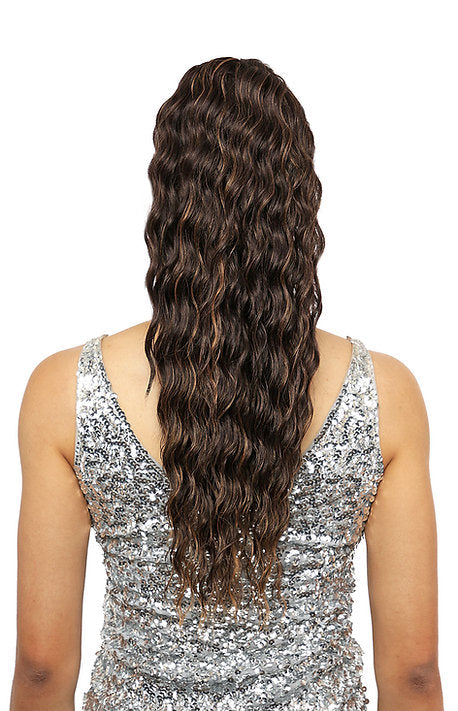 Amy Aviance Rose Mallow Drawstring Ponytail Lorie