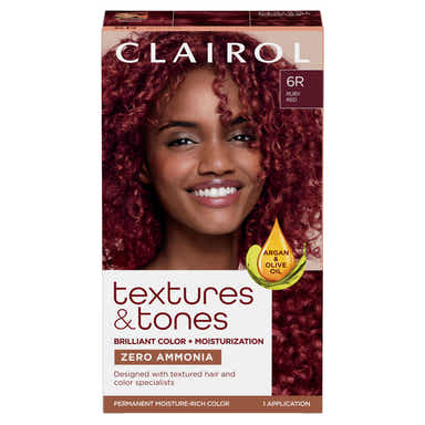 Clairol Textures & Tones Permanent Hair Color 6R Ruby Red - Elevate Styles