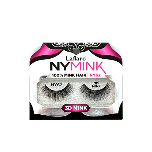 Laflare NYMink 3D Mink Lashes – NY62 - Elevate Styles