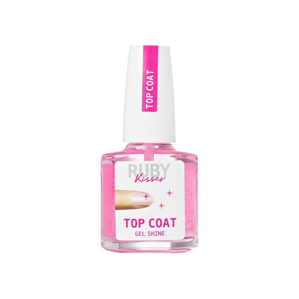Ruby Kisses Gel Shine Top Coat Nail Treatment (0.5 fl oz / 15 ml) RTR05