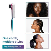 Thumbnail for Red by Kiss Edge Plus Parting Comb HH110 - Elevate Styles