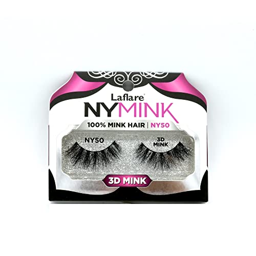 Laflare NYMink 3D Mink Lashes – NY50 - Elevate Styles