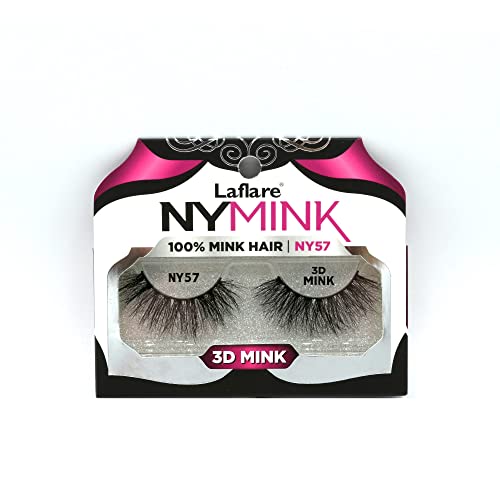 LaFlare NYMink 3D Mink Lashes – NY57 - Elevate Styles