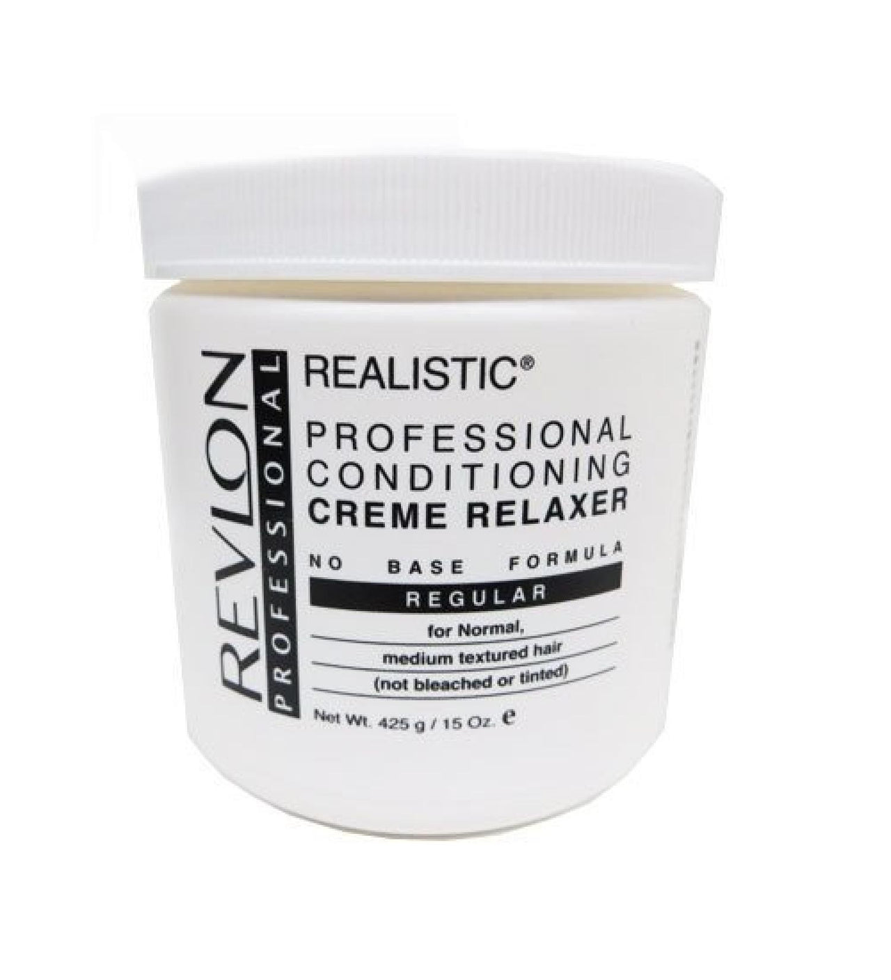Revlon Realistic Professional Conditioning Creme Relaxer Regular Net Wt. 425 g / 15 Oz. e