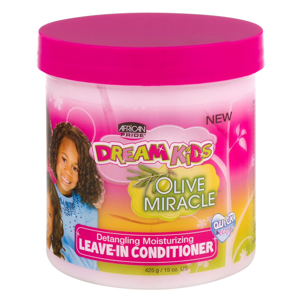 African Pride Dream Kids Olive Miracle Leave-In Conditioner – 15 oz - Elevate Styles