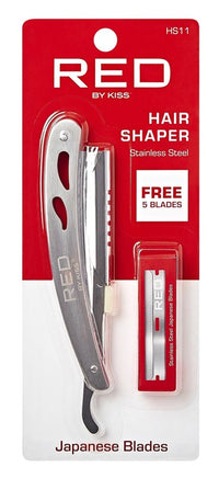 Thumbnail for Red by Kiss Hair Shaper Stainless Steel with 5 Free Japanese Blades HS11 - Elevate Styles