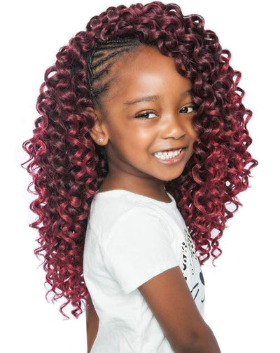 Afri Naptural Synthetic Kids Crochet KC04 Sassy Curl - Elevate Styles
