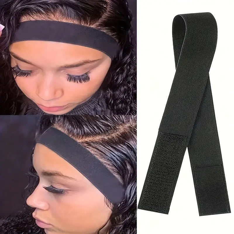 Adjustable Lace Frontal Elastic Bands Set - Keep Wigs in Place & Perfect Edges - Elevate Styles
