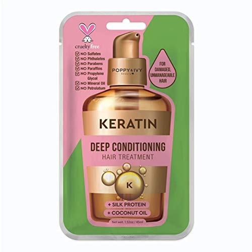 Poppy & Ivy Keratin Deep Conditioning Hair Treatment – 1.52 oz (45 ml) - Elevate Styles