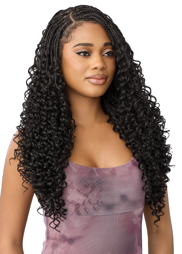 Outre Airtied 100% Fully Hand-Tied Wig Boho Passion Box Braids 24" QLHBFHBPBB24
