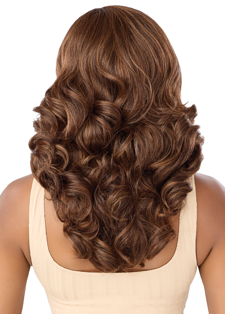 Outre Synthetic Melted Hairline HD Lace Front Wig MH153 QLMHMH153