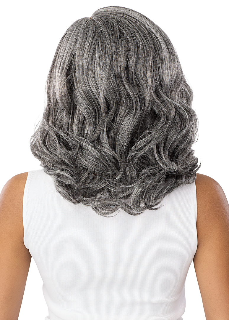 Outre Wigpop Gray Glow Synthetic Full Wig Glow 5 QPOPGLO5