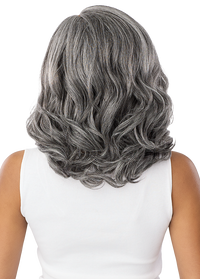 Thumbnail for Outre Wigpop Gray Glow Synthetic Full Wig Glow 5 QPOPGLO5