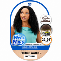 Thumbnail for Zury Sis Brazilian Remy 100% Virgin Human Hair 13x4 Glueless Wig French Water L 22-24
