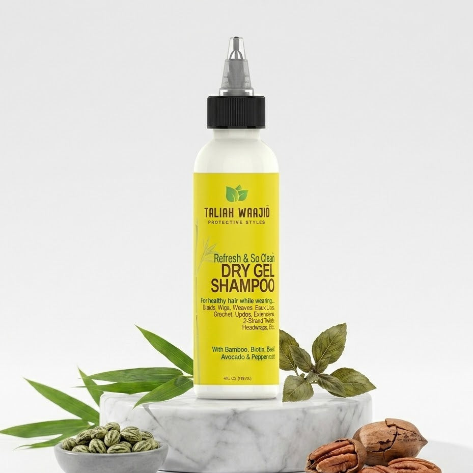 Taliah Waajid Protective Styles Refresh & So Clean Dry Gel Shampoo 4 oz