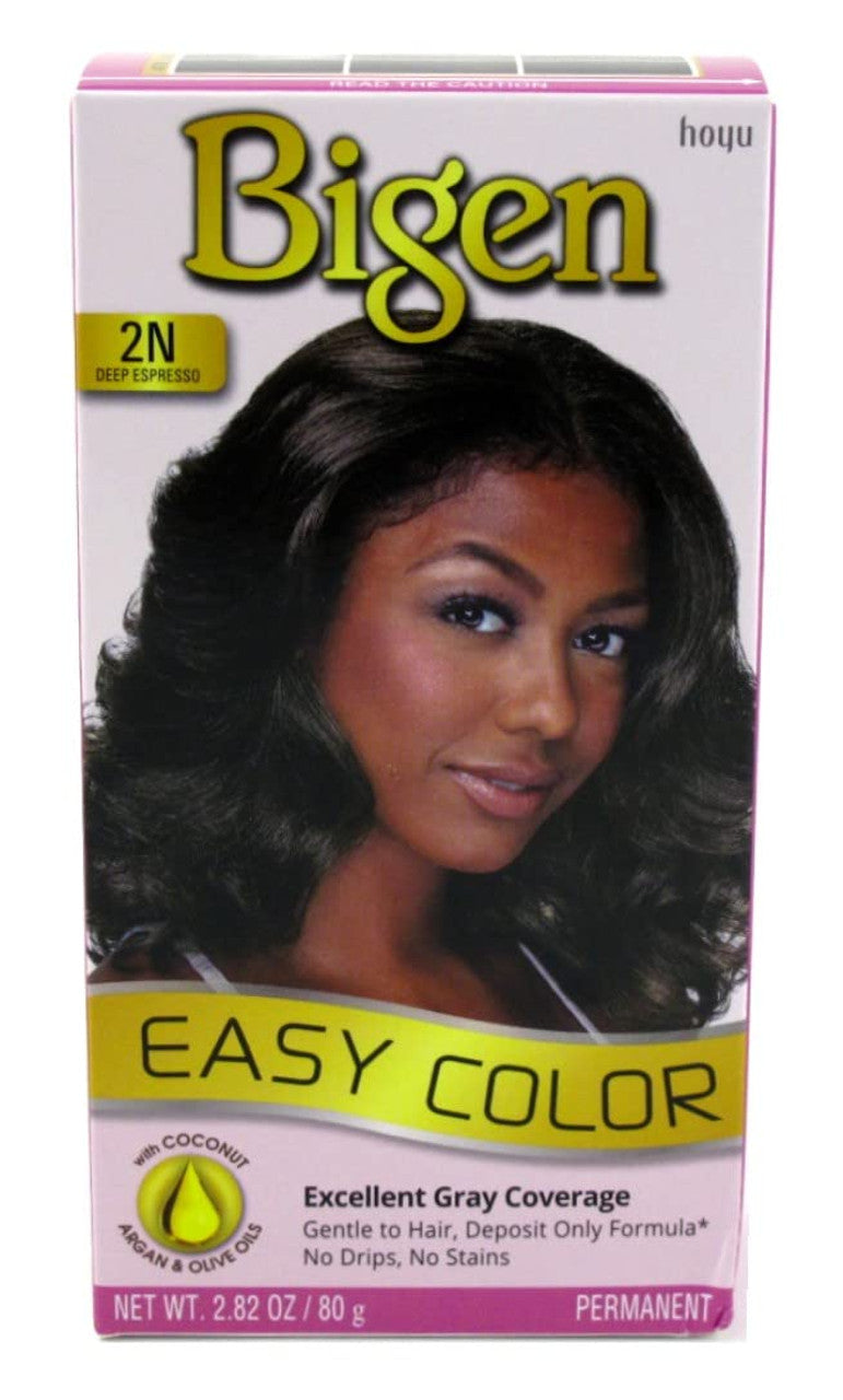 Bigen Easy Color 2N – Deep Espresso (Permanent Hair Color, 2.82 oz) - Elevate Styles