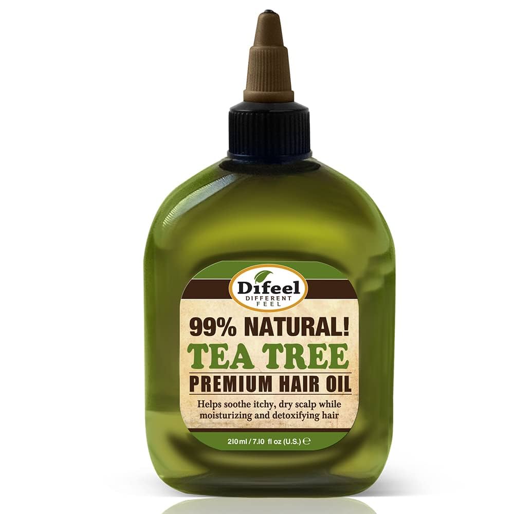 Difeel 99% Natural Tea Tree Premium Hair Oil 7.1 Oz - Elevate Styles