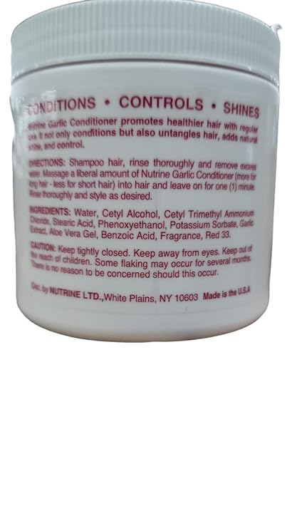 Nutrine Garlic Conditioner 16oz - Elevate Styles