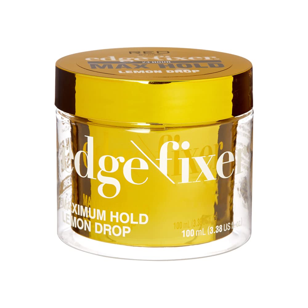 RED by Kiss Edge Fixer 24 Hour Max Hold Lemon Drop 100 mL (3.38 US fl. oz.)