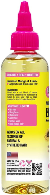 Thumbnail for Jamaican Mango & Lime Braid Elixir 4oz - Elevate Styles