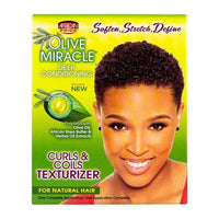 Thumbnail for African Pride Olive Miracle Curls & Coils Texturizer – 1 Application - Elevate Styles