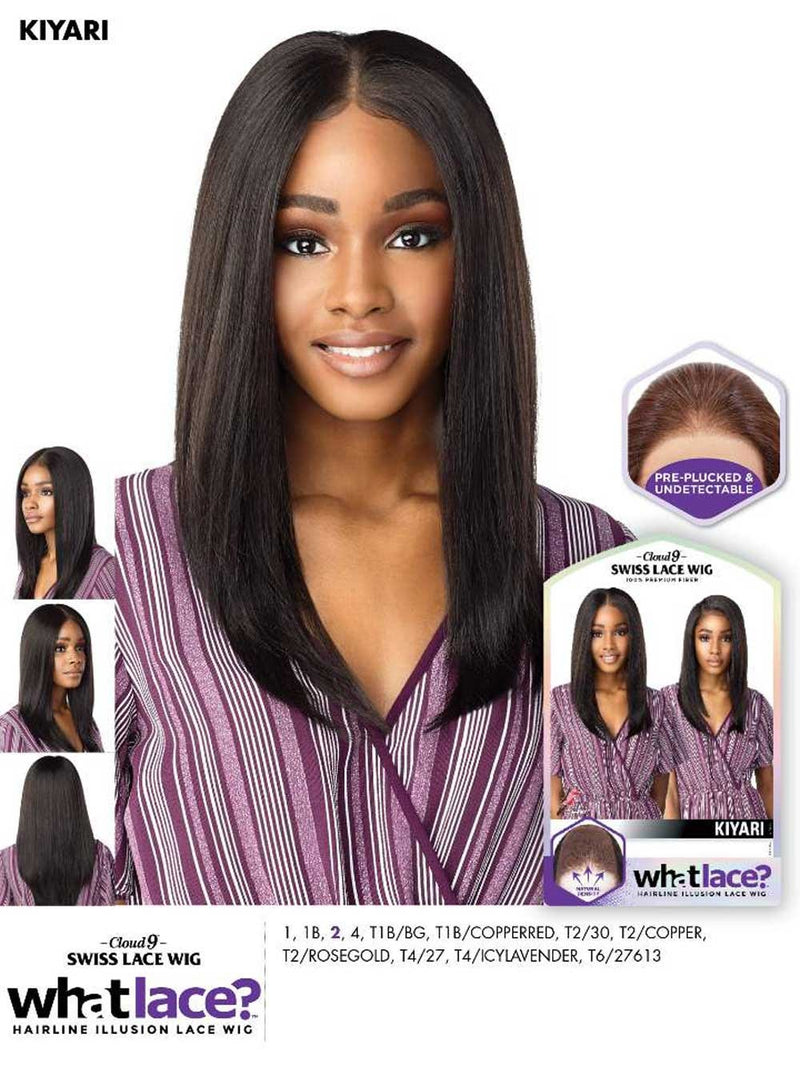 Sensationnel Cloud 9 WhatLace? Swiss Lace Wig Pre-Plucked Baby Hair 13x6 Straight Kiyari - Elevate Styles