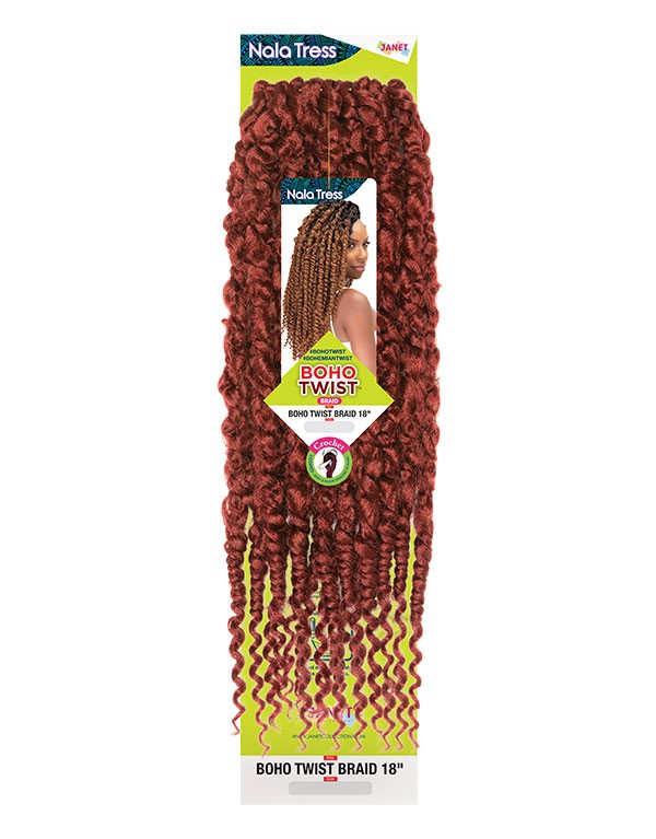 Janet Collection Nala Tress Crochet Boho Twist Braid 18" - Elevate Styles