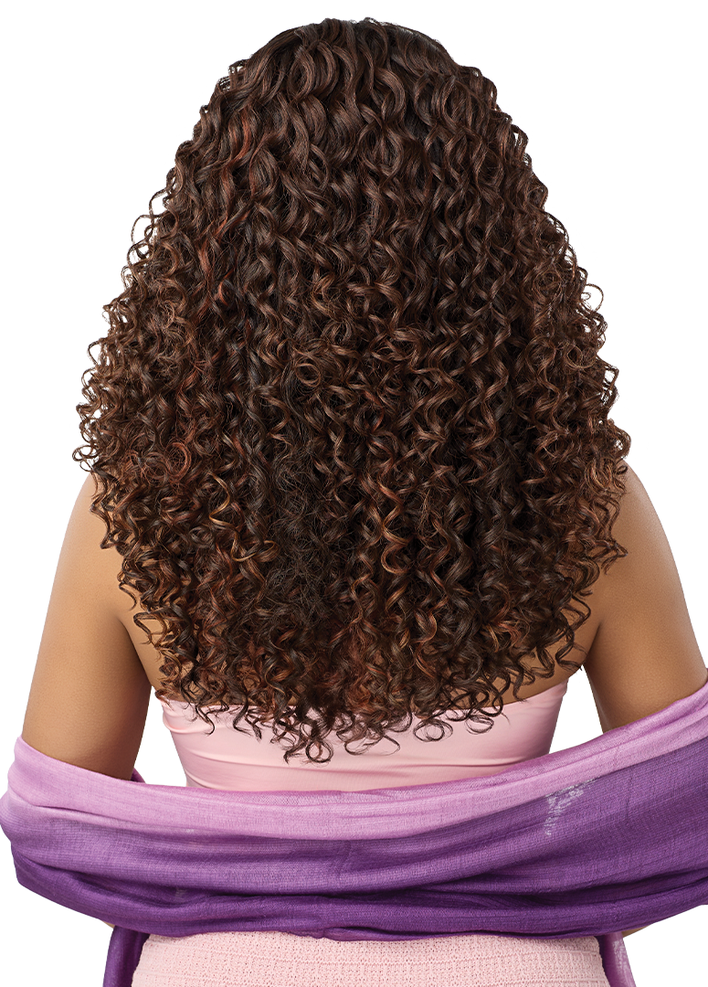 Outre Airtied Human Hair Blend 360 FlexiLace Wig HHB Italian Curls 22" QLHBFHIC22