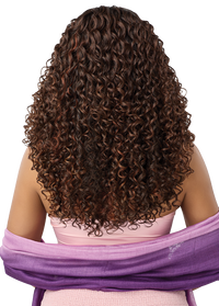Thumbnail for Outre Airtied Human Hair Blend 360 FlexiLace Wig HHB Italian Curls 22