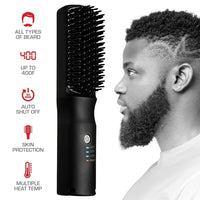 Thumbnail for RED by Kiss Premium Beard Straightener Styling Comb