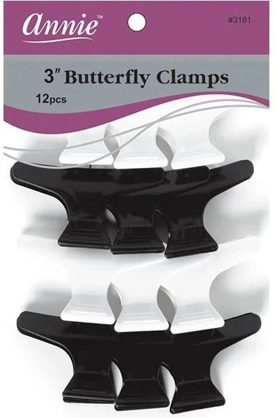 Annie 3" Butterfly Clamps 12 Pack 3181