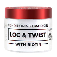 Thumbnail for TruEDGE Conditioning Braid Gel Loc & Twist with Biotin Strawberry 10 Oz.